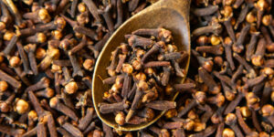 - Mieux prévenir les affections bucco-dentaires – Plantes et Santé - top view dried cloves with a wooden spoon